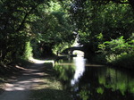 SX09669 Sunlit bridge over Monmouthshire and Brecon Canal.jpg